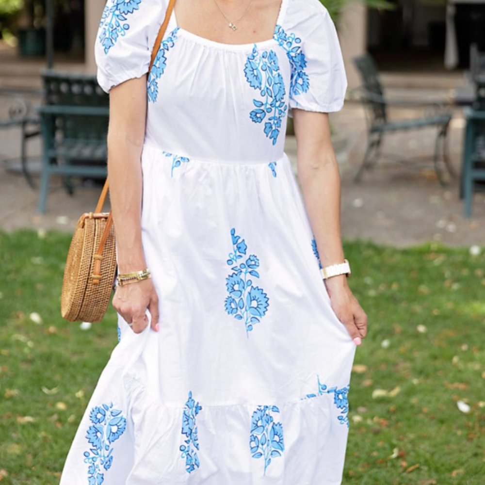J. Crew Floral Summer Dress with pockets